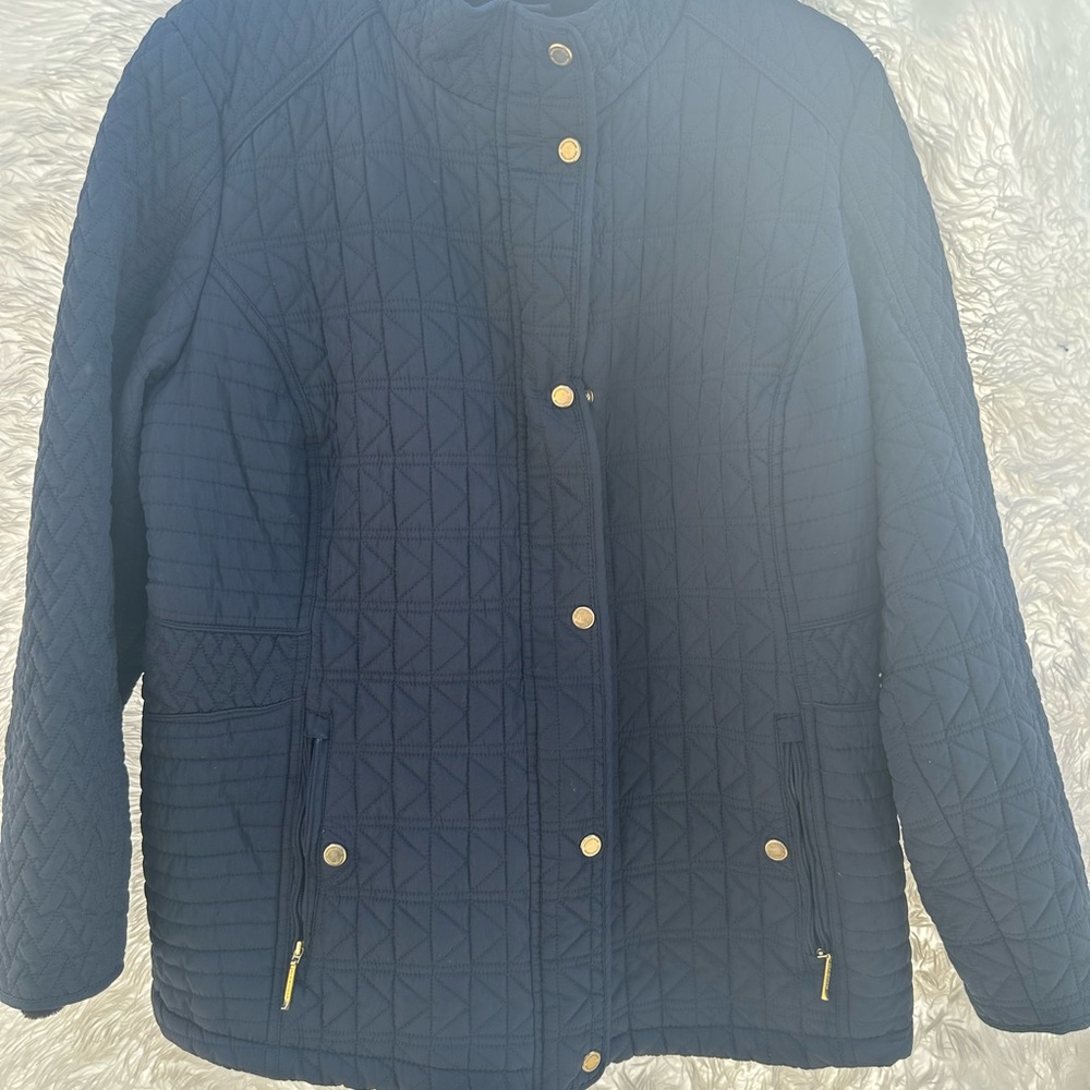 Weatherproof Navy Quilted Jacket - Picture 3 of 8